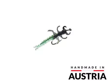 Larve Tricoptère - Rhyacophila - vert - 15 mm