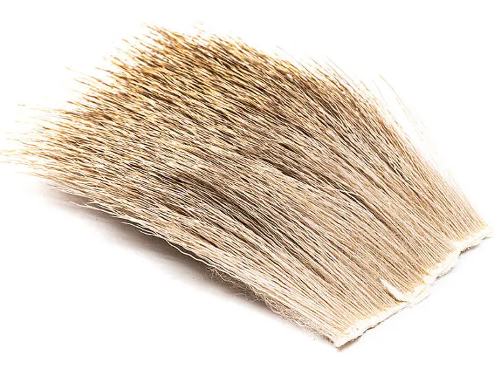 PEAU DE CERF ÉLAPHE PREMIUM SELECTED hotfly - ca. 5 x 5 cm - natural medium