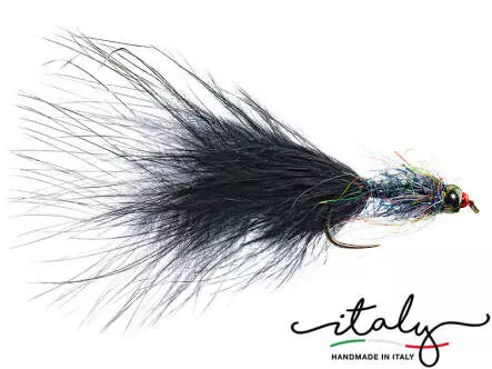 Black Heavy TG Marabou Leech Evo