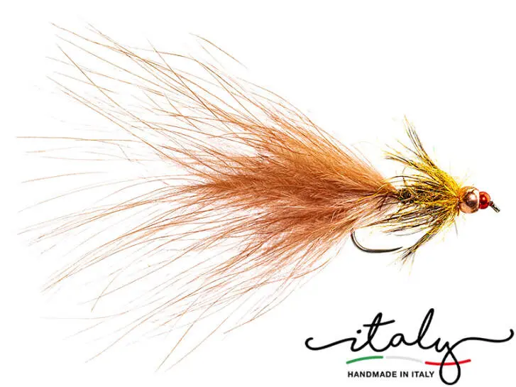 Brown Heavy TG Marabou Leech Evo 8