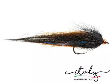 Trout Streamer Craftfur TG Black Brown