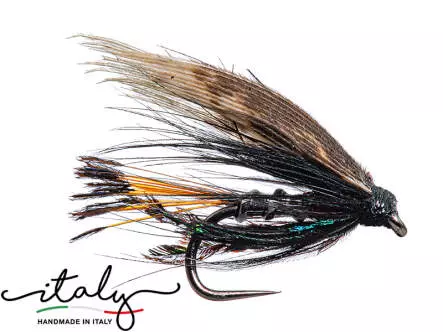 Wet Competition Lake Fly Peacock Silver