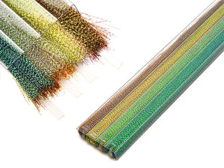 CRYSTAL FLASH PRO  hotfly - 4 colour box - 420 mm - olive...