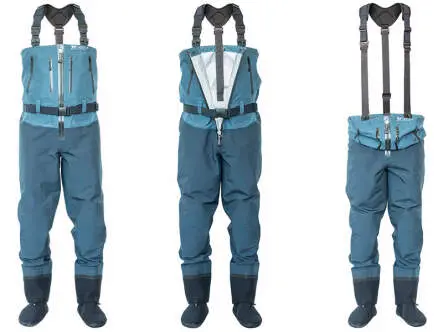 Chest waders convertibles ALPINE DIVER V3 TIZIP hotfly - XL