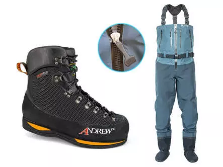 Kit wading ALPINE DIVER V3 TIZIP + CREEK DARK EDITION feutre