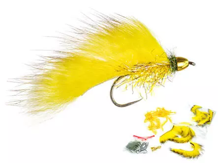 Kit montage mouche - Golden Zonker