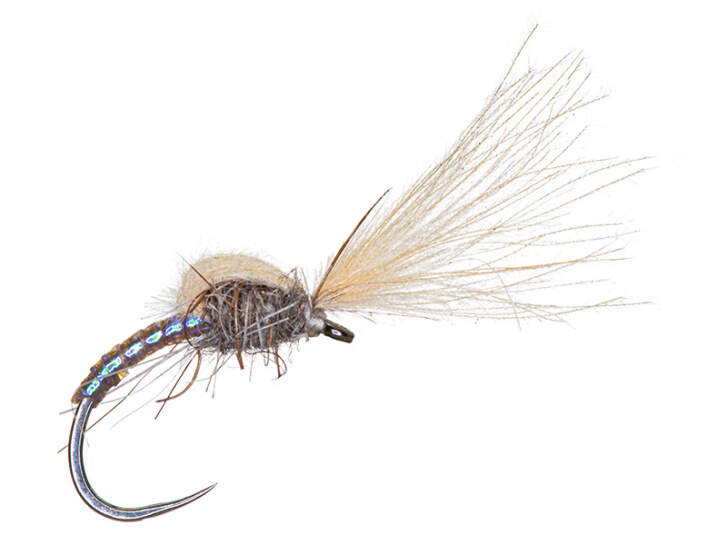 Boîte De Rangement Pêche à La Mouche Vintage Plastique Avec 26 Leurres Secs