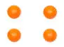 Indicateurs de touche OROS STRIKE INDICATOR - 4 pcs. - XS (11 mm) - orange