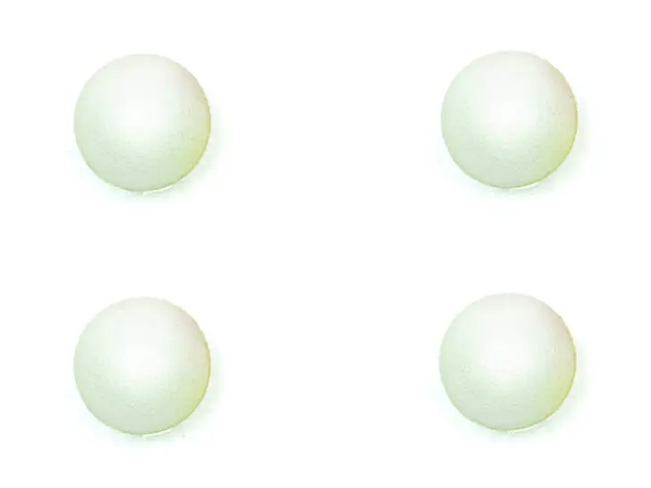 Indicateurs de touche OROS STRIKE INDICATOR - 4 pcs. - XS (11 mm) - white