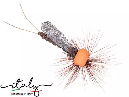 Giant Brown Stonefly Spinfly - 0,80 g - 4 cm - hamecon...