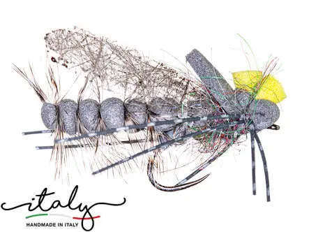 Large Grey Caddis Spinfly - 0,60 g - 3 cm - hamecon taille 8