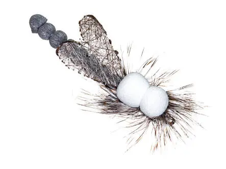 Grey Sedge Spinfly - 0,60 g - 4 cm - hamecon taille 10