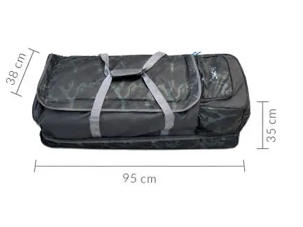 Sac De Transport Vintage Orvis Pour Cannes à Pêche à La Mouche - 50x12 Pouces, 2 Poches, Toile Verte