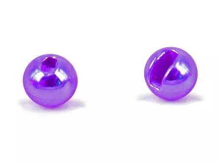 Billes tungstène fendues - METALLIC PURPLE - 10 pcs.