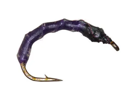 Gambe Ligne Corégone - Fluorocar. 0,18 mm - UGLY PURPLE + NATURFIL 14