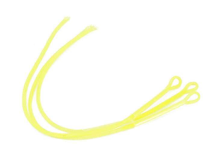 Jonctions soie - jaune fluo - 3 pcs.