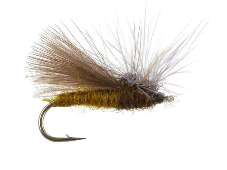 CDC Hackle Stacker Caddis- Olive 14