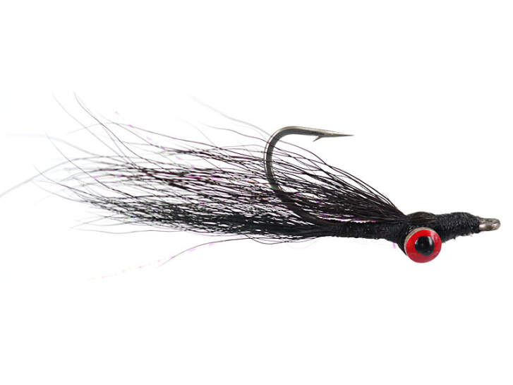 Clouser Minnow Black mouche à bonefish