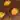 PLUMES DE PINTADE (GUINEA FOWL) hotfly - 10 pcs. - 6/10 cm - orange