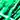 HERL DE PAON hotfly - 1 g - ca. 15 cm - green